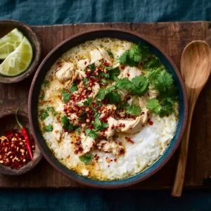 Coconut Chicken Brothy Rice