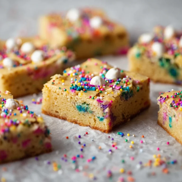 Confetti Cake Batter Brownies Amazing Secrets Gooey Bars