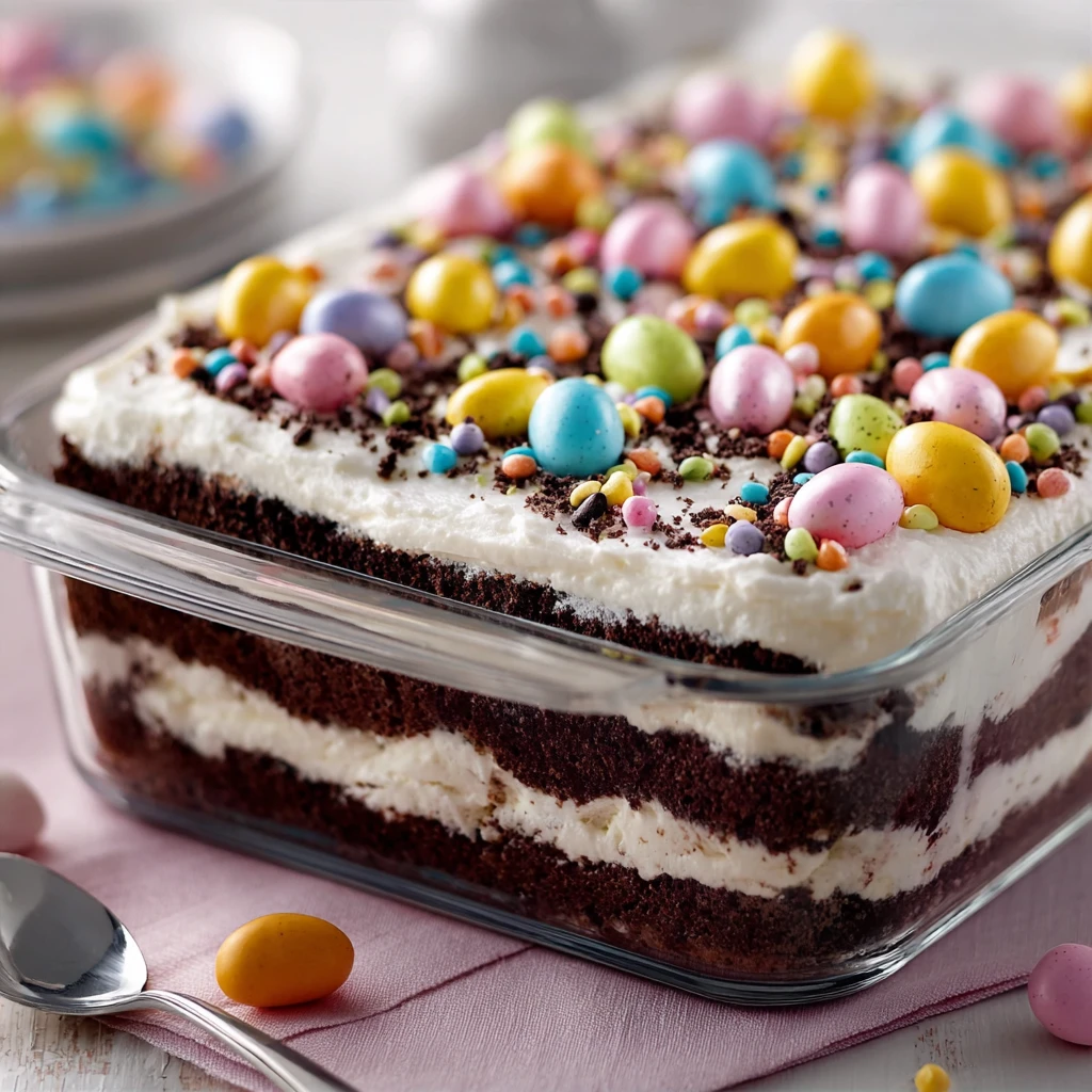Easter Dirt Cake Casserole Layers Delightful Dessert