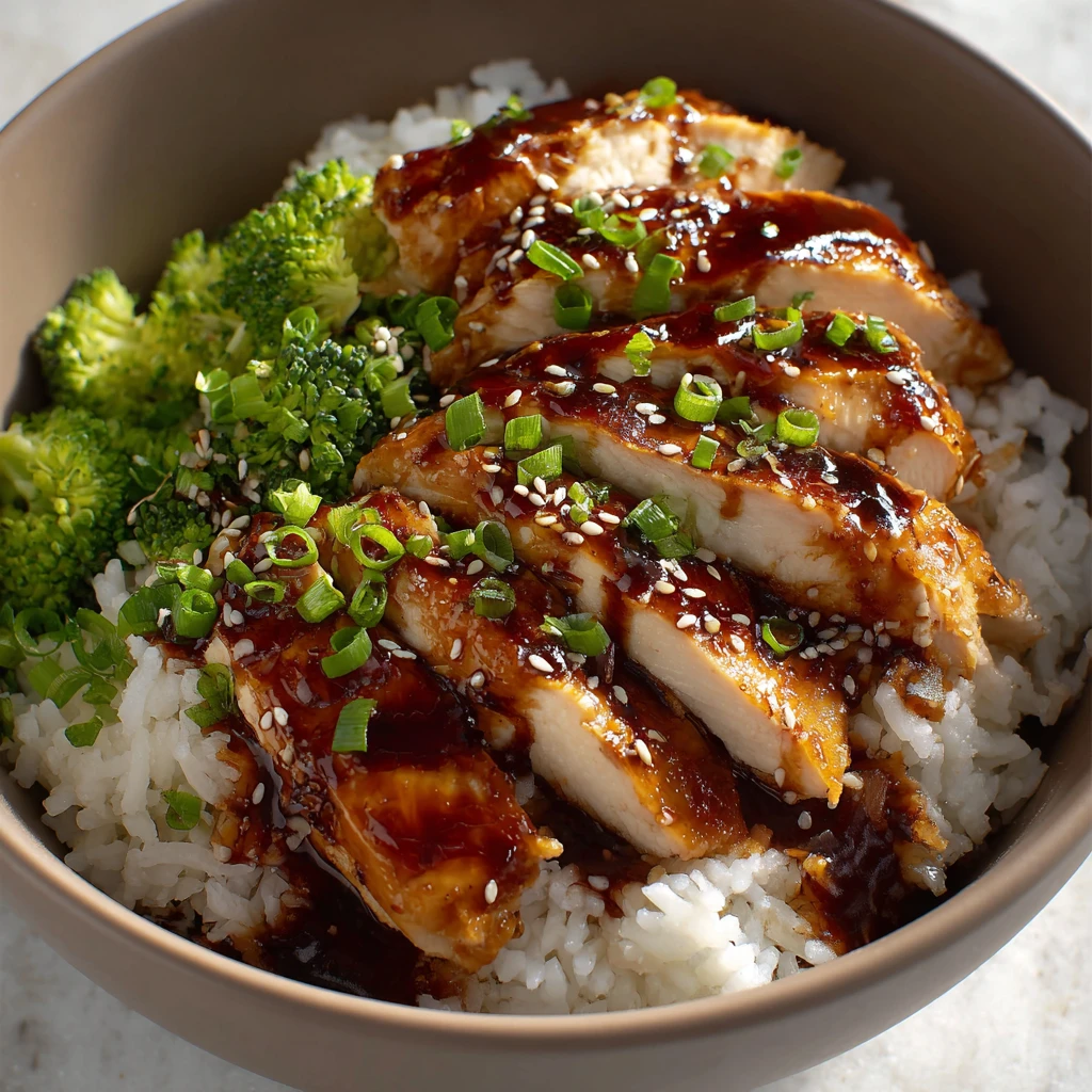 Easy Honey Teriyaki Chicken Rice Bowl Recipe Best Teriyaki Chicken Bowl For Dinner Homemade Honey Teriyaki Sauce With Chic...