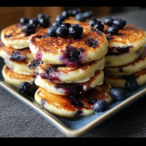Fluffy Blueberry Pancake Rounds: 7 Amazing Secrets for Thick Pancakes