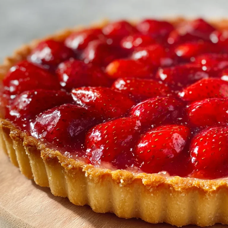 Fresh Strawberry Jello Pie