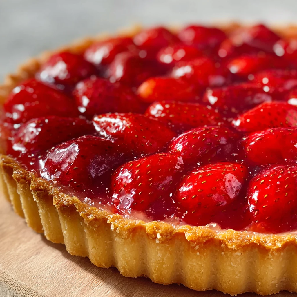 Fresh Strawberry Jello Pie
