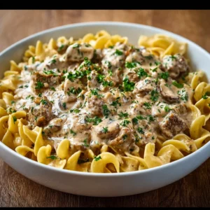 Ground Turkey Stroganoff