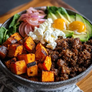 Hot Honey Beef Bowl — Easy High Protein Dinner in 25 Minutes