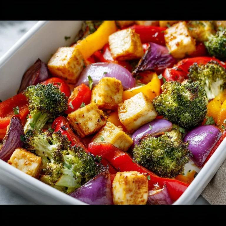 High Protein Sheet Pan Veggie Bake