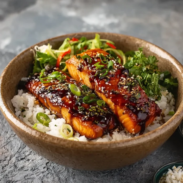 Honey Glazed Salmon Bowl