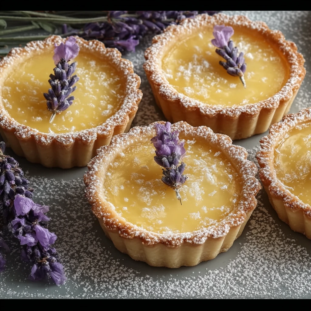 Mini Salted Honey Lavender Pies Beautiful Floral Dessert