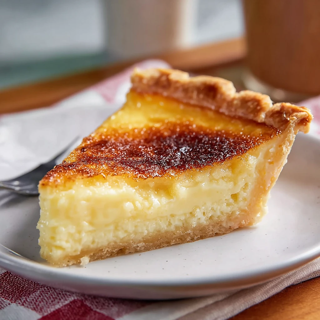 Oldfashioned Lemon Sponge Pie
