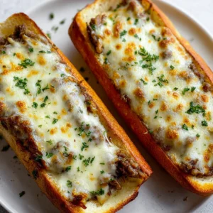 Philly Cheesesteak Garlic Bread