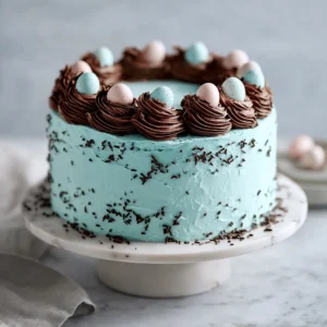 Robin’s Egg Chocolate Cake: 12 Easy Steps for a Beautiful Easter Dessert
