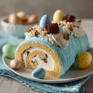 Robin’s Egg Easter Cake Roll: Amazing 14-Step Festive Dessert