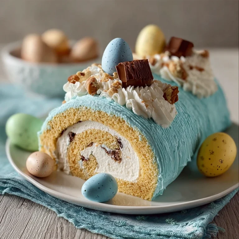 Robins Egg Easter Cake Roll Amazing 14step Festive