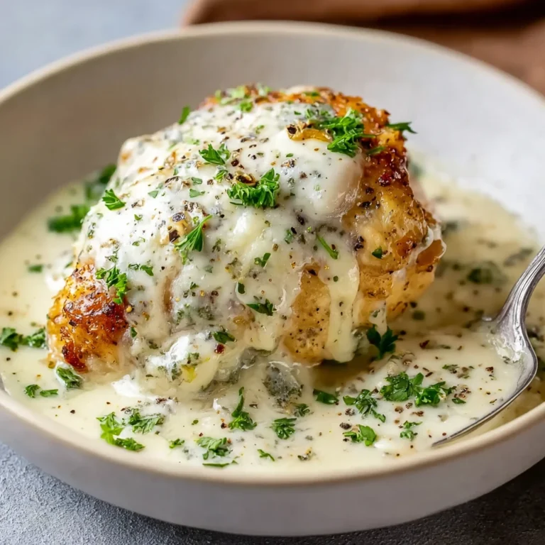 Slow Cooker Cheesy Mozzarella Chicken