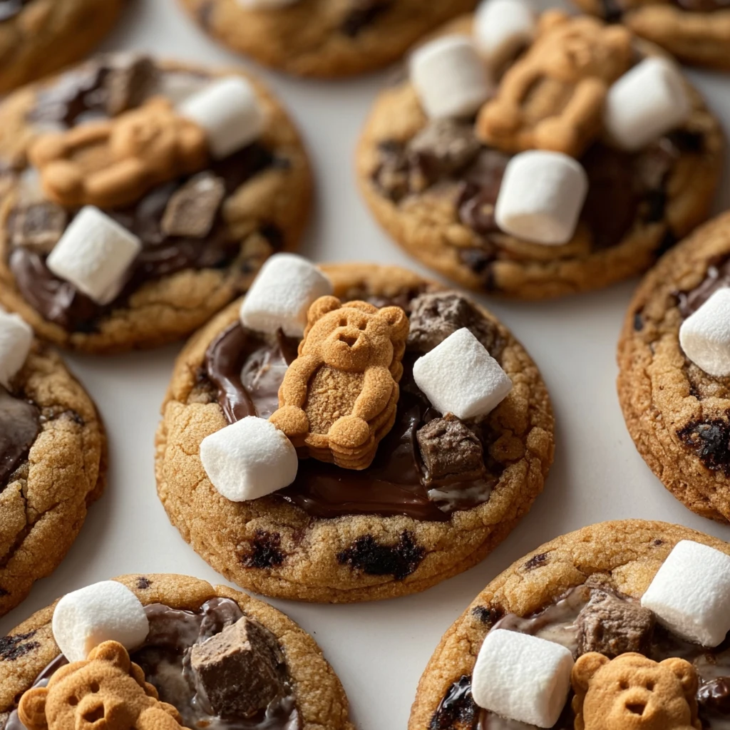 Smores Teddy Chocolate Chunk Cookies Irresistible Gooey Steps