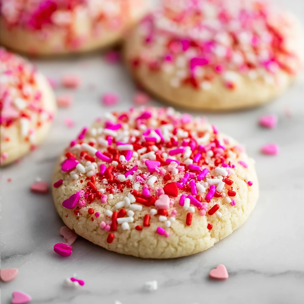 Soft Chewy Sprinkle Sugar Cookies