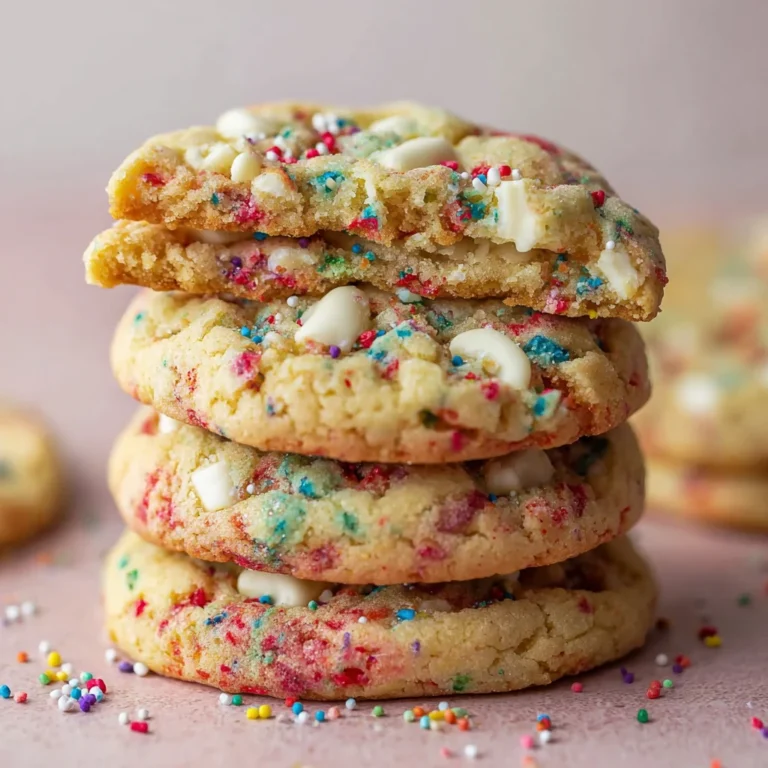 soft chewy strawberry pop tart cookies with vanilla frosting and rainbow sprinkles on a cooling rack