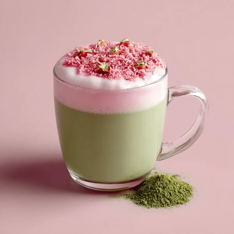 Strawberry Matcha Latte