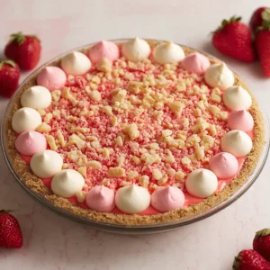 Strawberry Shortcake Pie: 7 Easy Steps to a Beautiful Creamy Dessert