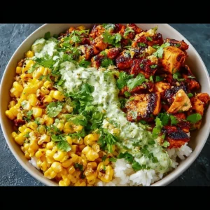 Street Corn Chicken Rice Bowl (Easy 30-Minute Dinner)