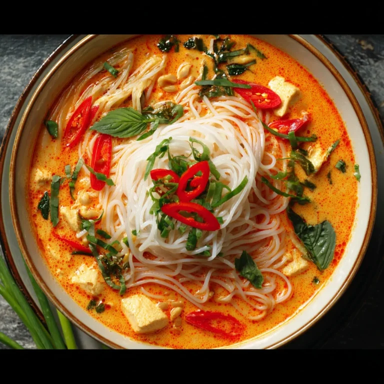 Thai Red Curry Noodle Soup
