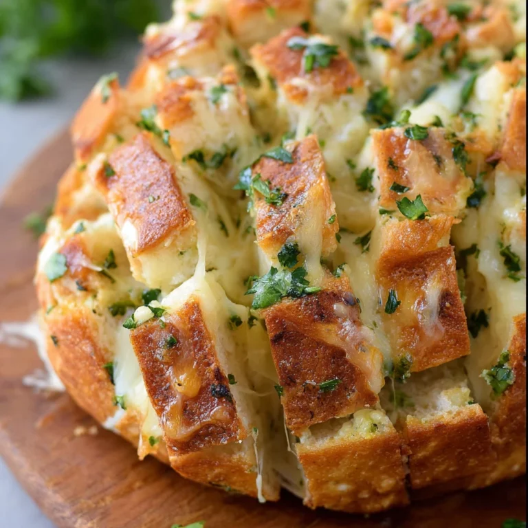Cheesy Pullapart Garlic Bread Recipe