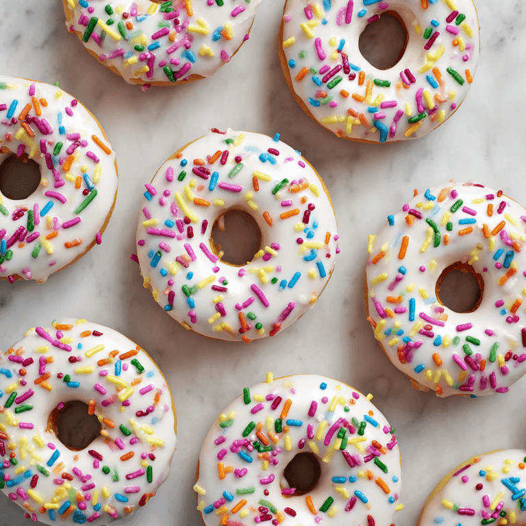Funfetti Cake Donuts