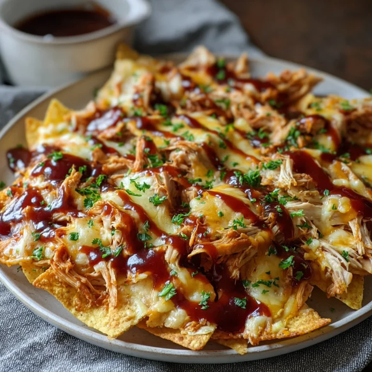 Easy BBQ Chicken Nachos Recipe Quick Minute Nachos With Chicken Simple BBQ Chicken Nachos Snack Fast Homemade BBQ Chicken ...