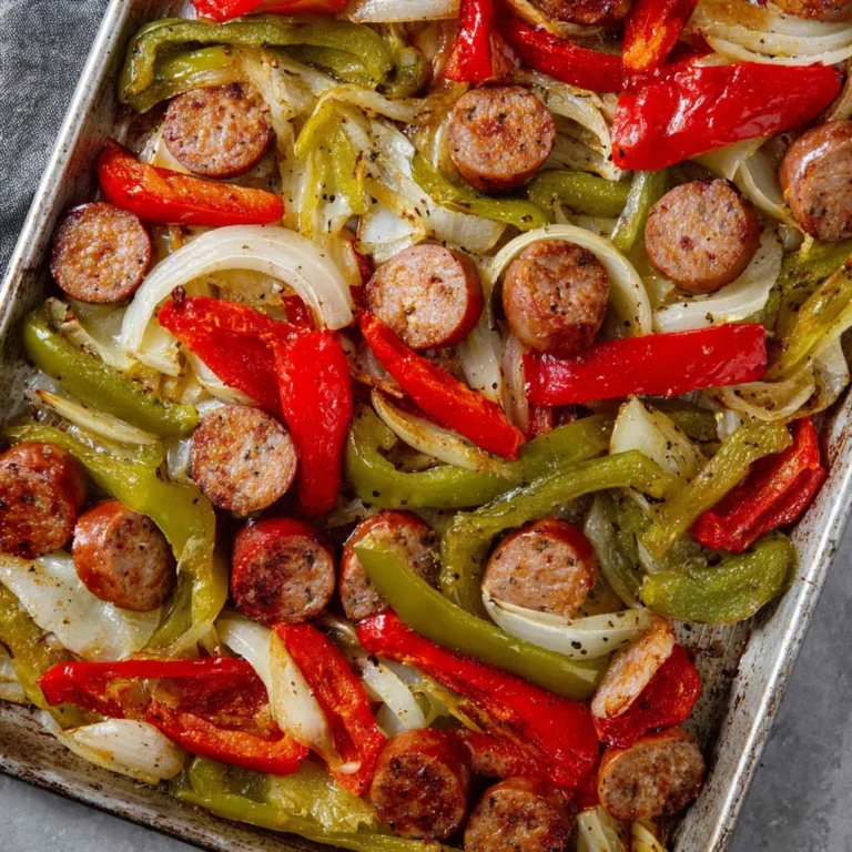 Easy Sheet Pan Sausage And Peppers Recipe Sheet Pan Sausage And Peppers Keto Best Sausage For Sheet Pan Dinner Gluten-free...