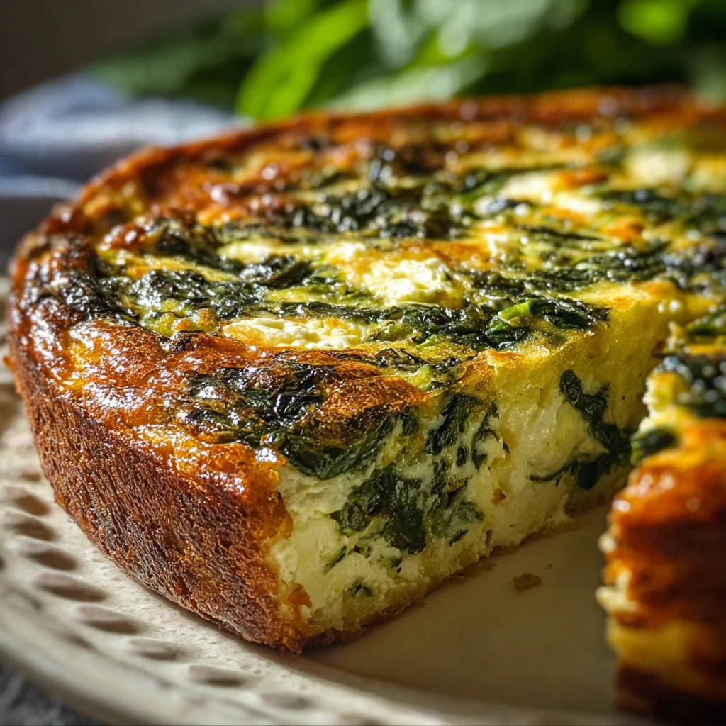 Easy Spinach Cottage Cheese Quiche Recipe Crustless Quiche Cottage Cheese Spinach Quick Cottage Cheese And Spinach Breakfa...