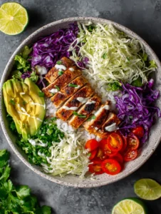 Fish Taco Slaw Bowls