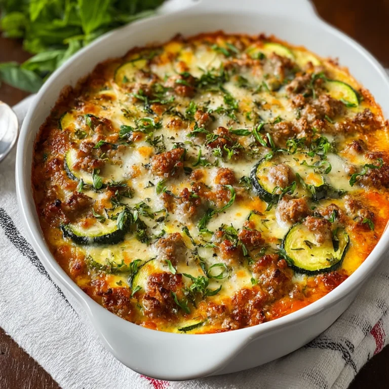 Ground Turkey Zucchini Casserole Guiltfree Comfort Tonight