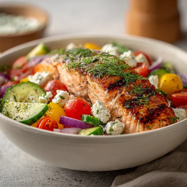 Mediterranean Grilled Salmon Recipe Greek Salad Pairing Ideas Healthy Salmon Greek Salad Recipe Best Grilled Salmon For Sa...