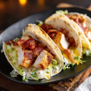 20-Minute Recipe: Crispy Chicken Bacon Ranch Wrap