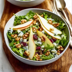 Pear Salad with Gorgonzola and Candied Walnuts
