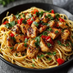 Sweet & Spicy Honey Pepper Chicken Pasta for Busy Nights