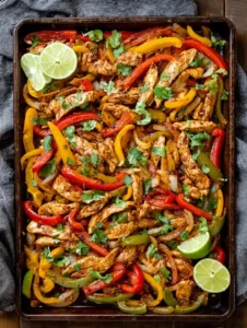 Sheet Pan Chicken Fajitas