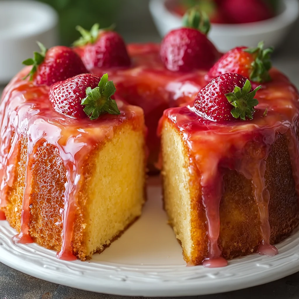 Strawberry Pineapple Pound Cake Moist Fruity Delight