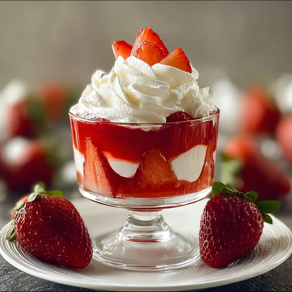 Strawberry Whipped Cream Delight Recipe Easy Strawberry Whipped Cream Dessert Homemade Strawberry Cream Dessert Best Straw...