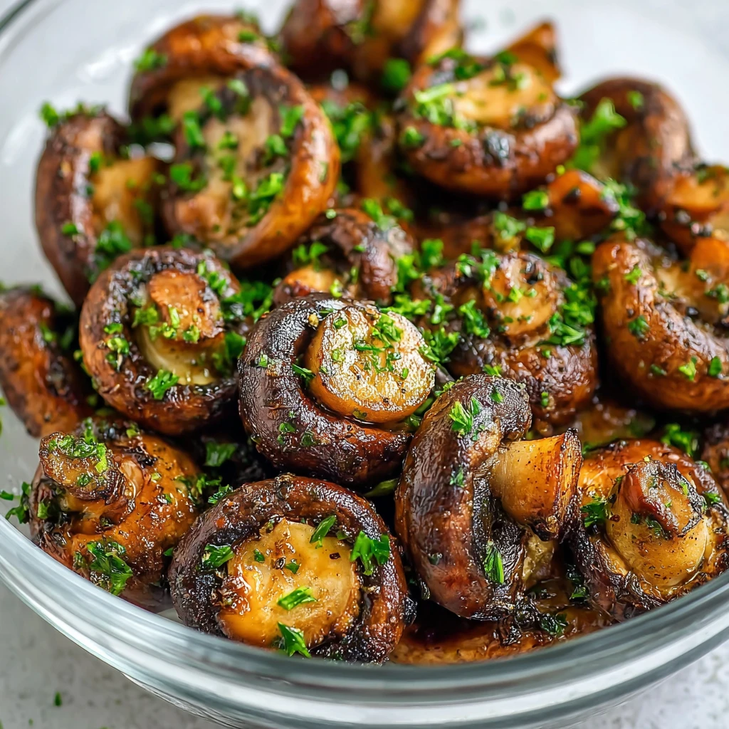 Air Fryer Mushrooms Recipe Ready Just Minutes