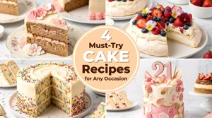 4 Must-Try Cake Recipes for Any Occasion