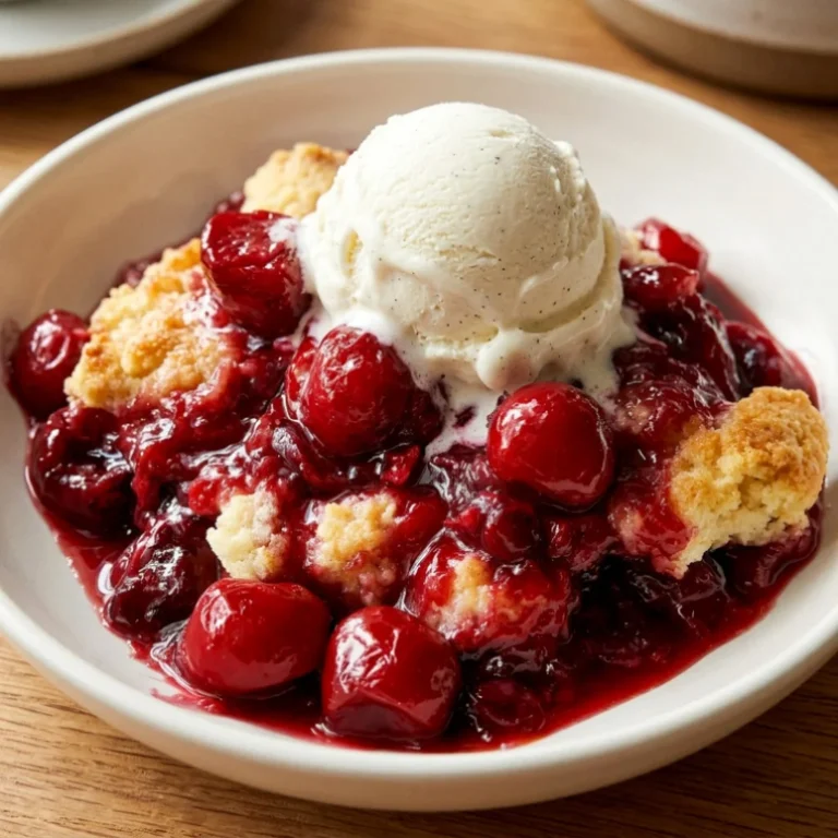 Cherry Cobbler Recipe with Pie Filling