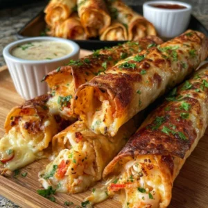 Crispy Crab and Shrimp Queso Taquitos & Delicious and Easy