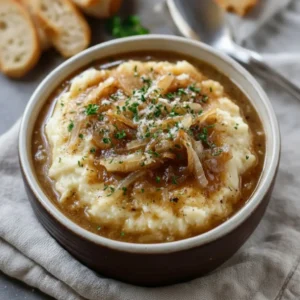 Easy Slow Cooker 3-Ingredient Onion Soup Chicken Bliss