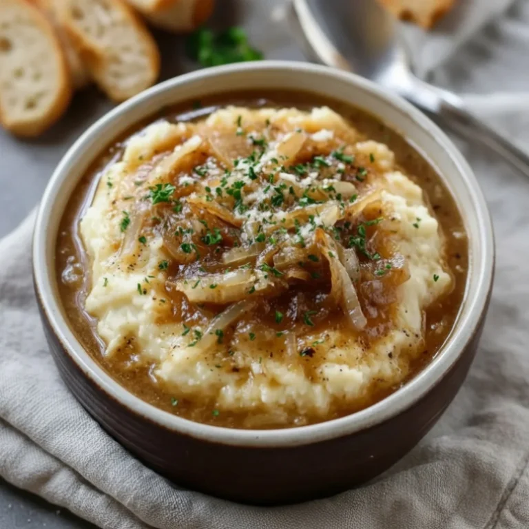 Easy Slow Cooker 3-Ingredient Onion Soup Chicken Bliss