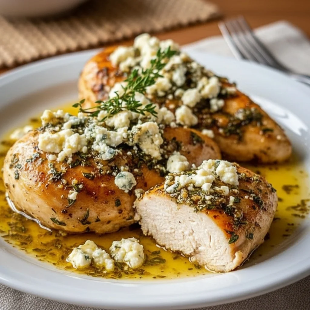 Greek Chicken with Lemon and Feta