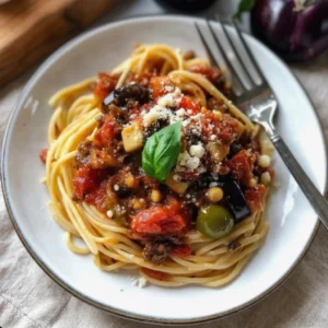 Mediterranean Eggplant Pasta Sauce That Will Wow Your Dinner