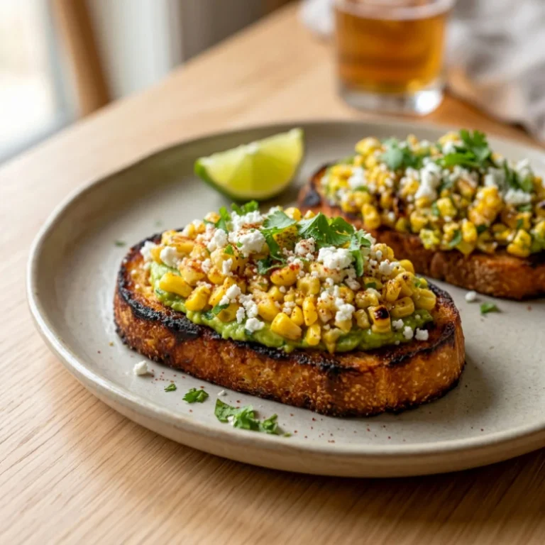 Mexican Street Corn Avocado Toast