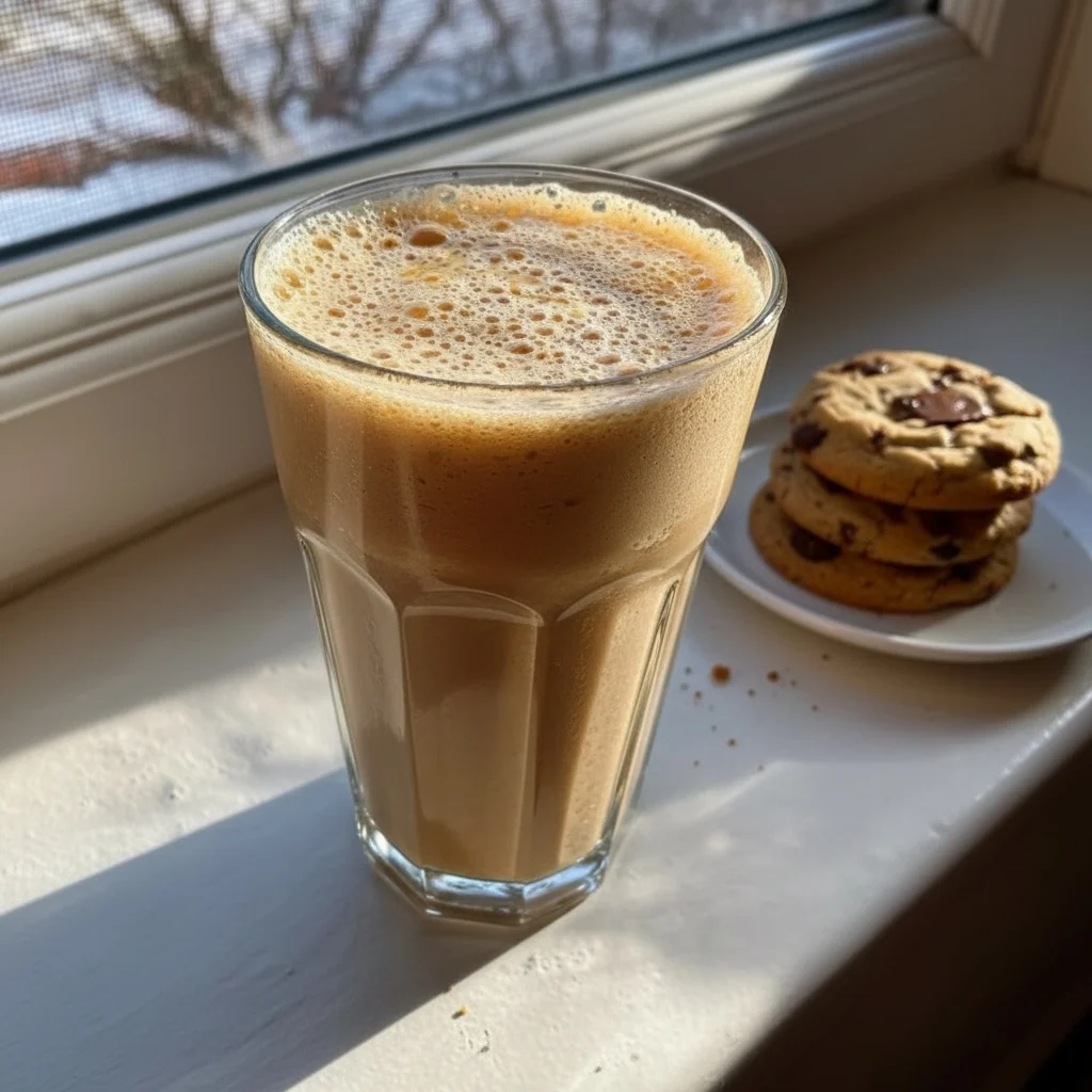 romige banaan smoothie