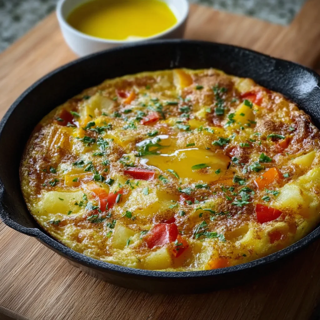 Bell Pepper and Potato Frittata